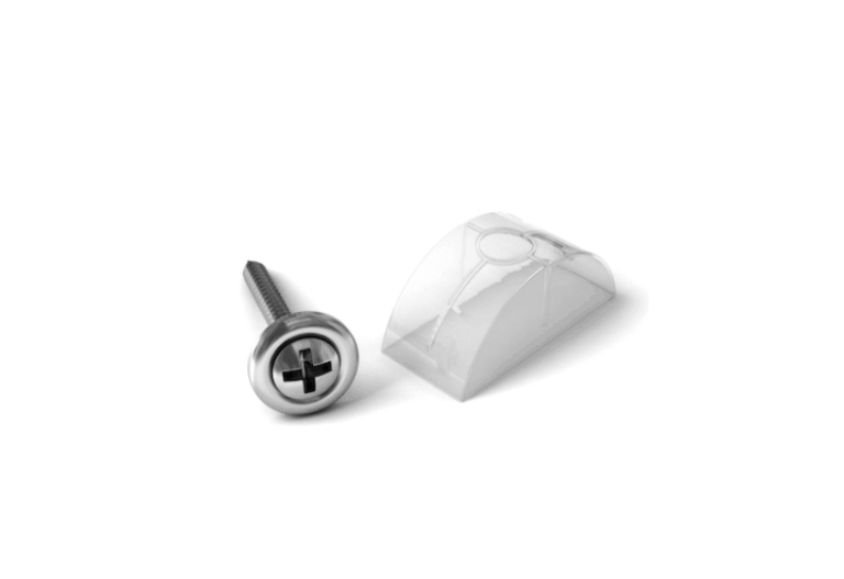 Abstandhalter Sinus 76/18 mit Schrauben für Wellplatten (20 Stück)