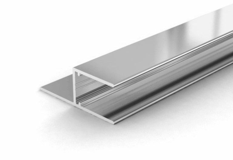 Aluminium H-Profil 10 mm mit Befestigungslasche