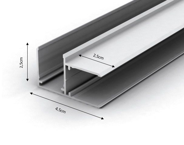 Aluminium Eckprofil 16 mm