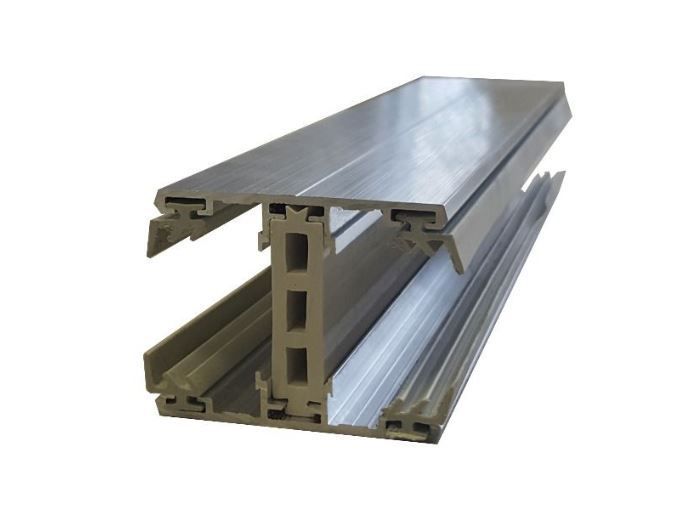 Aluminium Mittelprofile Komplettset für Stegplatten 25 mm